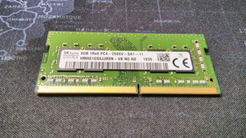 Memoria Ram Color Verde  8gb Ddr4 Sodimm (Usado)