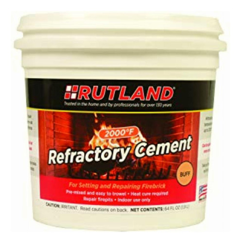 Cemento Refractario Rutland 610, 64 Onzas Líquidas