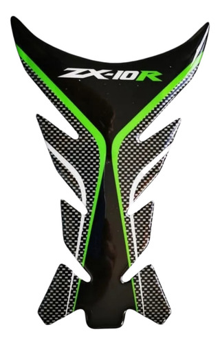 Protector De Tanque Para Kawasaki Ninja Zx10r Zx-10 Verde