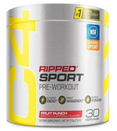 C4 Ripped Sport 30 Serv Cellucor Preentreno Crossfit