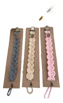 Comprar Portachupetes X 3 Unidades - Tejidos Crochet Broche Madison