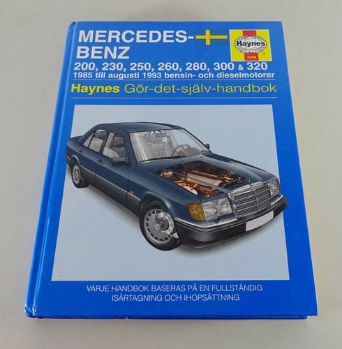 Manual Haynes De Mercedes W124 Classe E 1985 A 1993