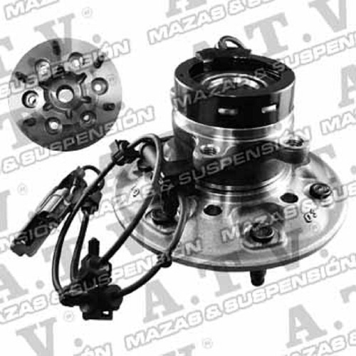 Maza De Rueda Delantera Atv Para Isuzu I-370 2007-2008