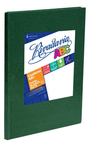 Cuaderno Abc Rivadavia 50 Hojas Verde Rayado 19x23,5cm