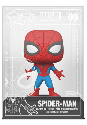 Funko Pop! Metal fundido exclusivo de Marvel Spider-Man #09