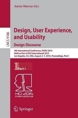 Libro Design, User Experience, And Usability: Design Disc...