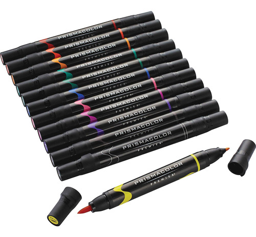 Marcadores Prismacolor Premier Doble Punta, Surtidos,