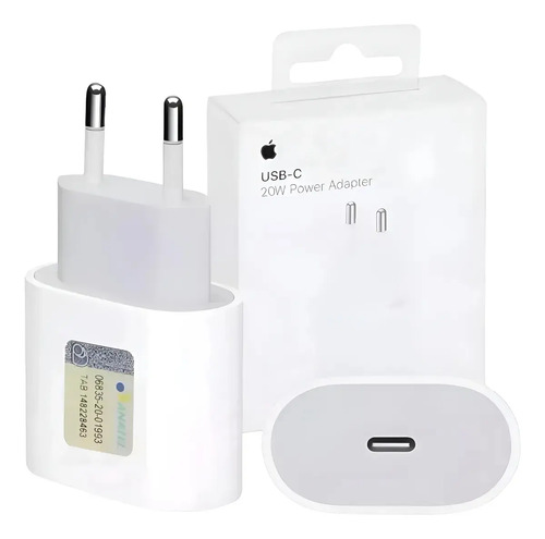 Carregador Fonte Apple Ipad Iphone Turbo Usb-c 20w Original
