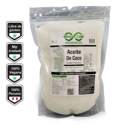 Aceite De Coco 1lt + Harina De Coco 1kg