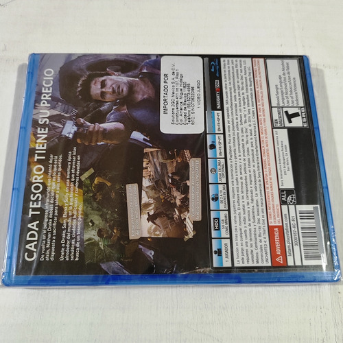 Videojuego Uncharted 4 A Thief's End Ps4 Sellado (Usado)