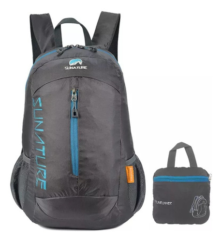 Mochila Sunrunner Kossok Daylite Empacable 30 Lts Color Gris Diseño De La Tela Liso