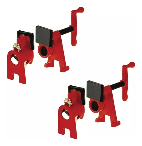 Set 2 Un Prensa Sargento Para Caño Tubo De 3/4 Pipe Clamp