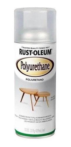 Aerosol Rust Oleum Laca Poliuretanica Transparente 439 Ml