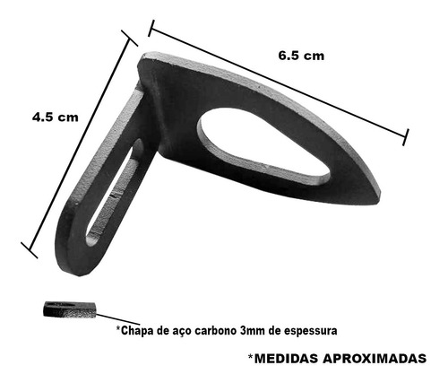 Imagem 3 de 6 de Suporte Adaptador Seta Pisca Xj6f Xj6n Mt-03 Mt-07 Mt-09