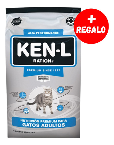 Ken-l  Ration Gatos Adultos X 7,5kg. Happy Tails