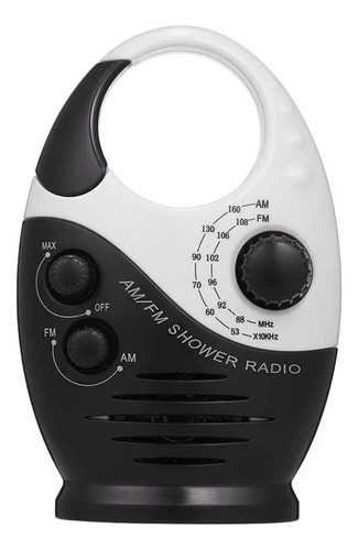 Radio De Ducha Am/fm Radio De Música De Baño Impermeable