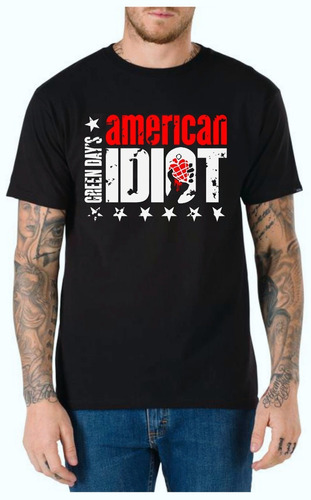 Remera Green Day American Idiot Poppunk - Rock - Full Vinil