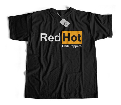 Playera Red Hot Chili Peppers | Logo Estilo Porn Hub 