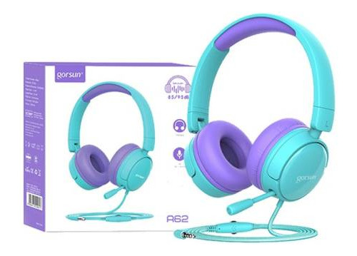 Auriculares Inalámbricos Con Micrófono Para Niños Gorsun A62