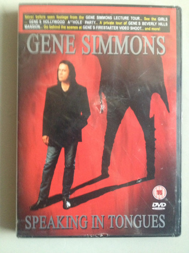 Kiss Gene Simmons Speaking In Tongues Dvd Import. Usa