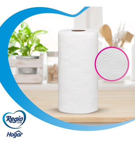Imagen 3 de 4 de Toallas De Papel Regio Hogar 1 Rollo