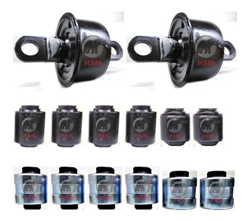 Imagen 1 de 6 de Bujes Suspension Trasera Patriot 14pzs 2013 2014 2015