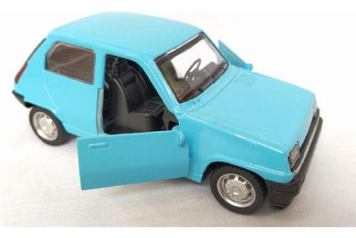 Renault 5 Escala 1/38 Mide 12 Cm Largo Sonido Y Luces