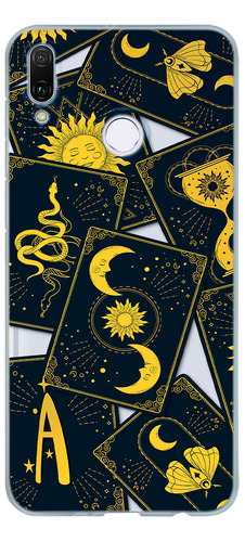 Funda Para Huawei Cartas Tarot Personalizada Con Tu Inicial