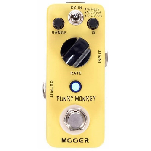 Mooer Funky Monkey Pedal Auto Wha Guitarra True By Pass
