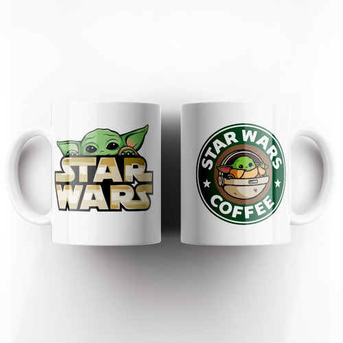 Taza Ceramica Premium Baby Yoda Coffee Mug Cafe Star Wars