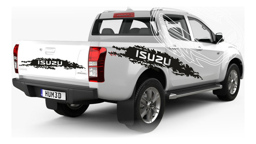 Calco Isuzu Pick Up Mud 4 Piezas (juego Completo)