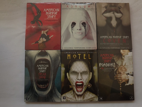 Box Dvd American Horror Story 1ª A 6ª Temporadas - Lacrados