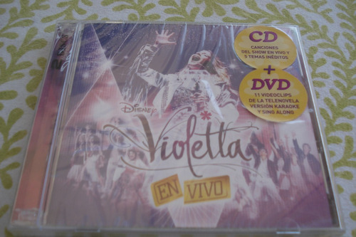 Cd + Dvd Violetta En Vivo