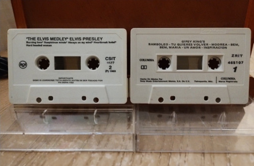 2 Cassettes Elvis Presley Y Gipsy Kings- Suspicious Minds 