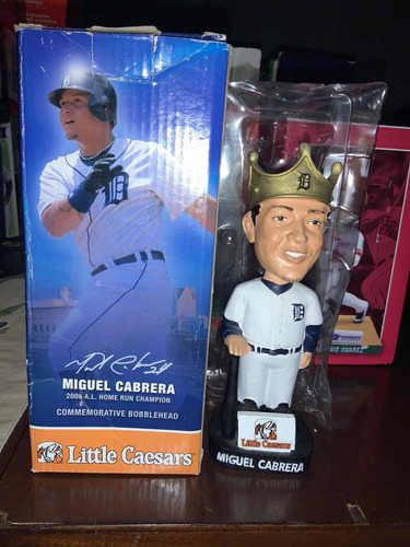 Figura Bobble Head Beisbol De Miguel Cabrera Cabezones