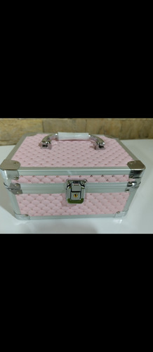 Joyero Organizador Rosado De Pedrería
