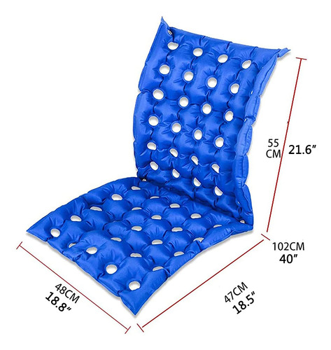 Cojín Inflable Antiescaras, Buena Permeabilidad Al Aire
