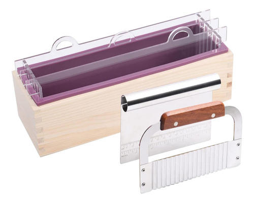 Kit De Moldes De Silicona Para Jabón, Molde Rectangular