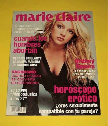 Britney Spears Revista Marie Claire Mexico 2001 Barbara Mori