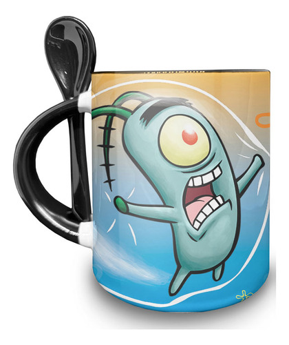 Taza Cuchara 11oz - Bob Esponja Sonriente
