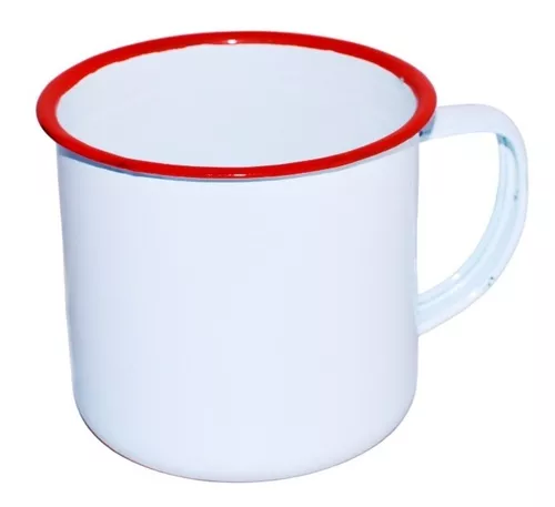 Taza Cerámica Tipo Peltre para Sublimar