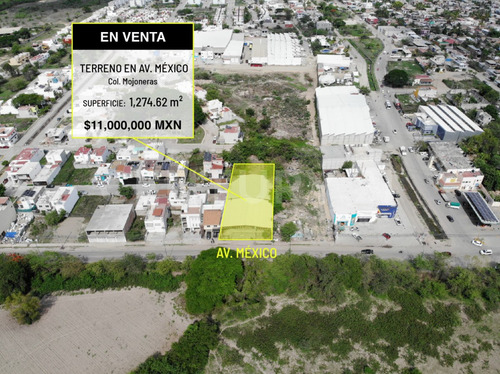 Imagen 2 de 4 de Terreno En Venta Sobre Av. México En Col. Mojoneras. Puerto Vallarta.