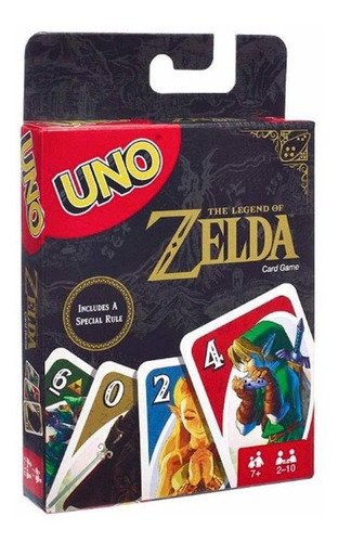 Zelda Uno Juego De Cartas Edición Exclusiva Regla De Leyenda