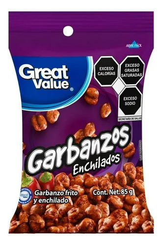 Garbanzos Great Value Enchilados 85 G