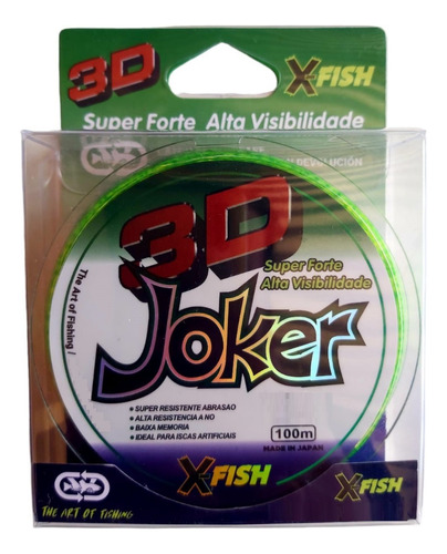 Tanza 3d Joker Xfish 100m Nylon Precio Promocional En Oferta