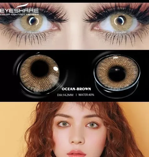 Lentes De Contacto Cosm ticos Tonos De Aspecto Naturales Cuotas