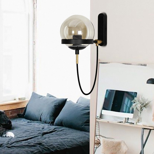 Retro Plug In Aplique De Pared Sin Bombilla Led, Accesorio
