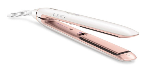Imagen 3 de 5 de Plancha de cabello Philips Moistureprotect HP8372 blanca 110V/240V