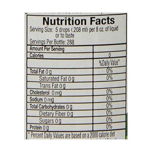 Sweetleaf Dulce Gotas De LĂquido Stevia Sweetener, Menta, 2