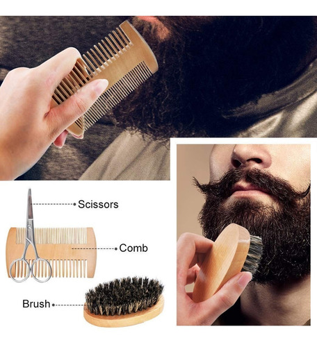 Imagen 5 de 5 de Kit De Barba, Crecimiento De Barba Y Aseo De Barba